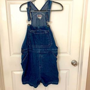 Size XL billblass jean overall shorts